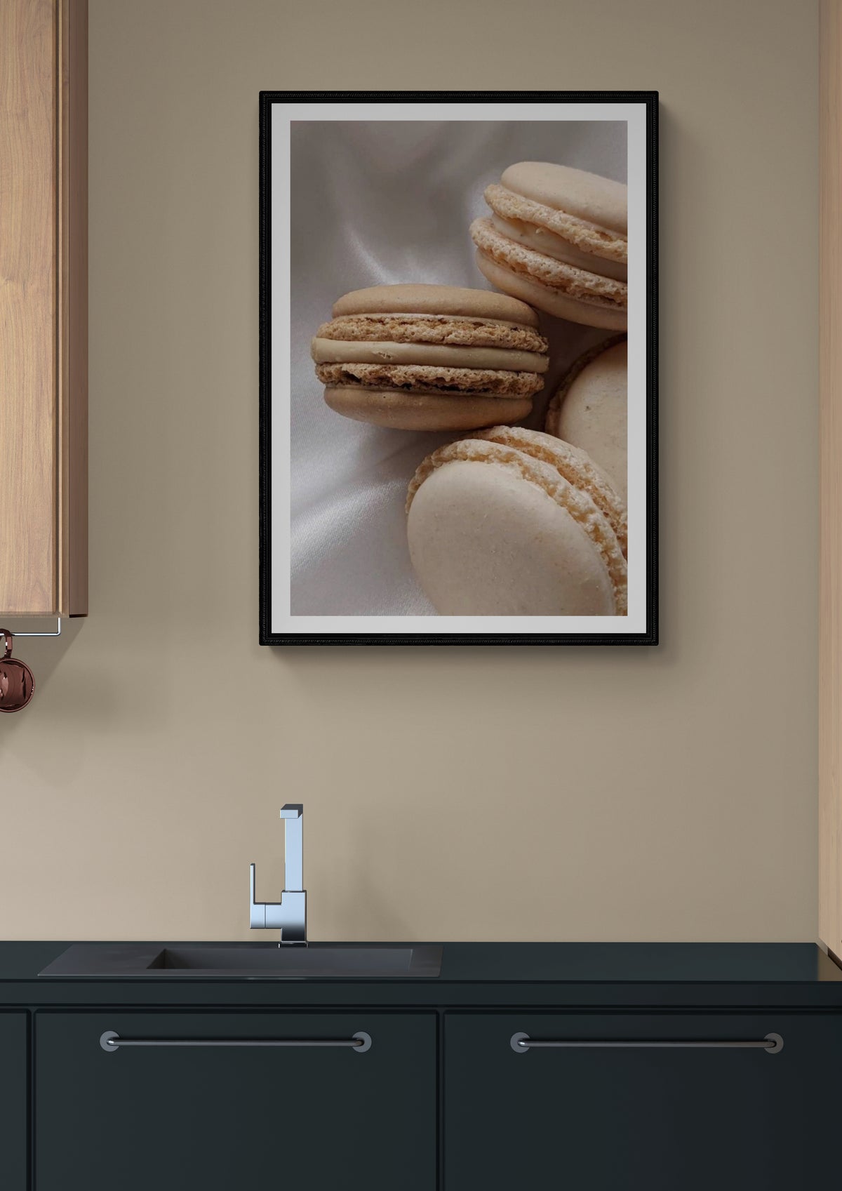 Delikatesse in Beige Poster