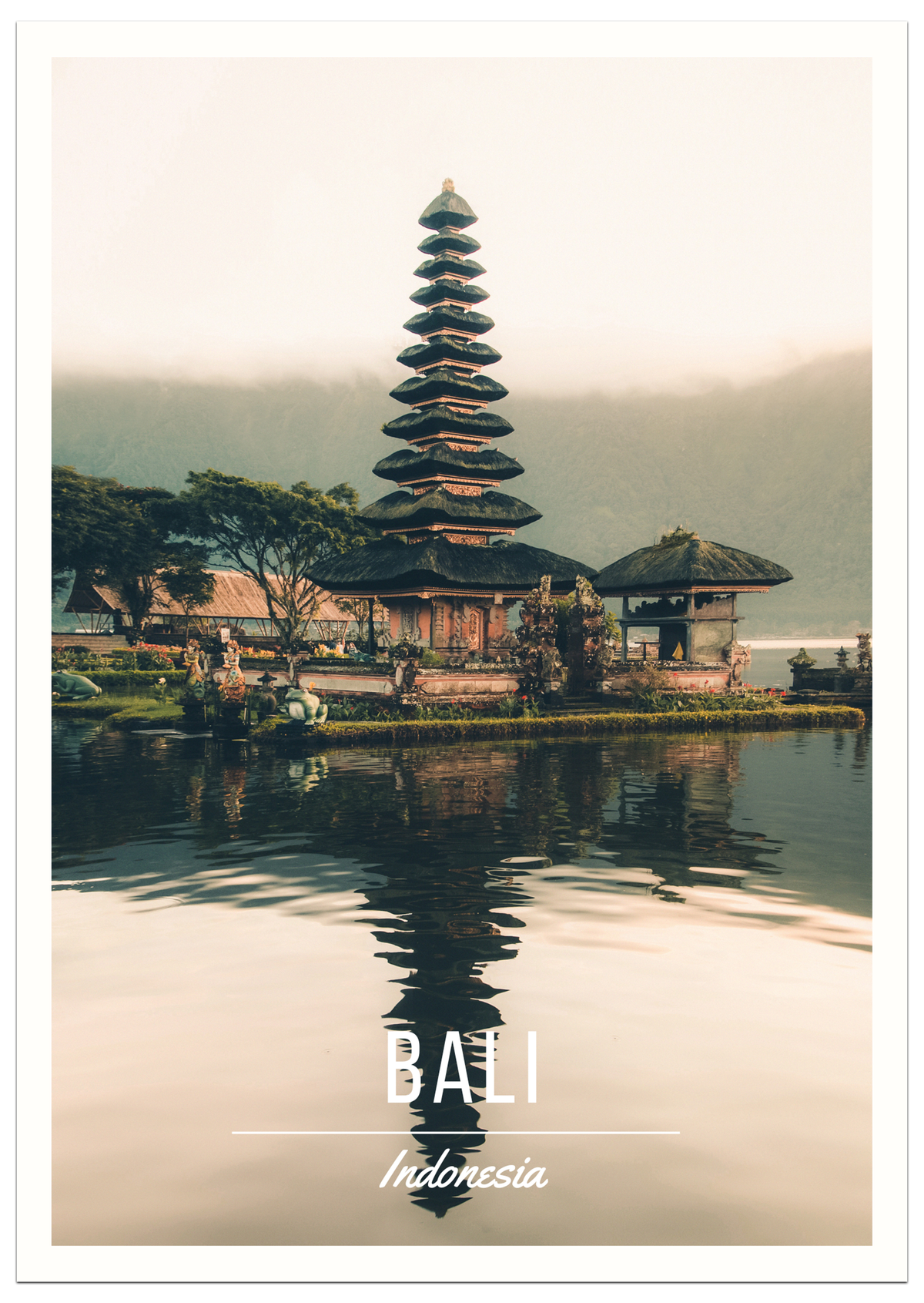 Bali Tempel Poster
