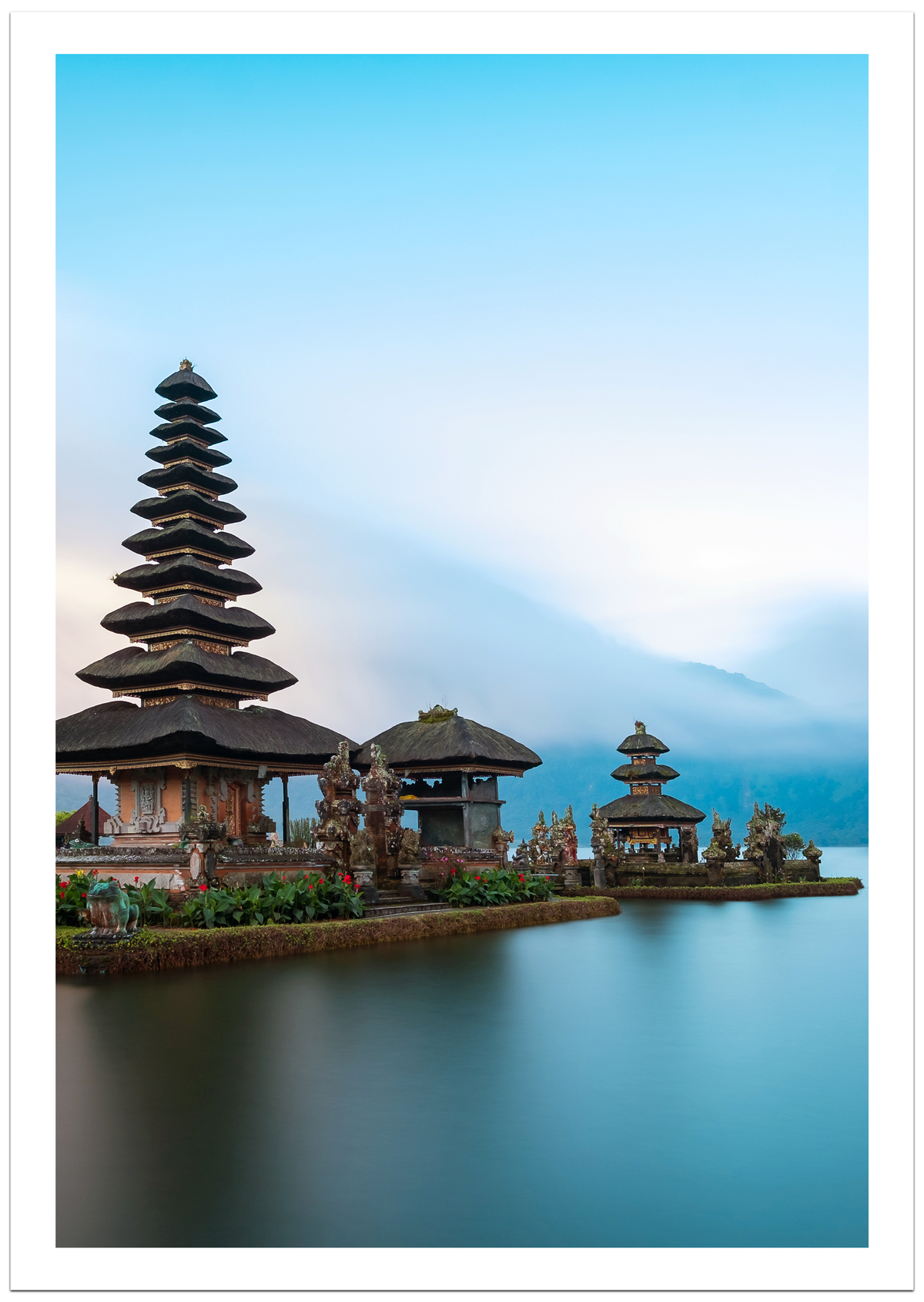 Der Tempel von Bali Poster