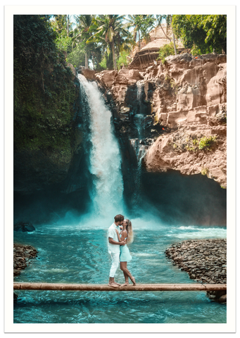 Bali Wasserfall Poster