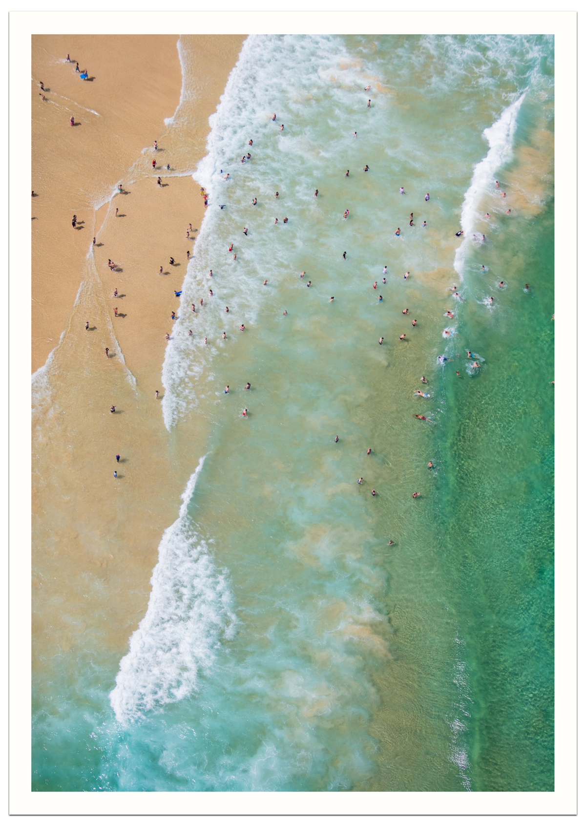 Bondi Beach Strandabschnitt Poster