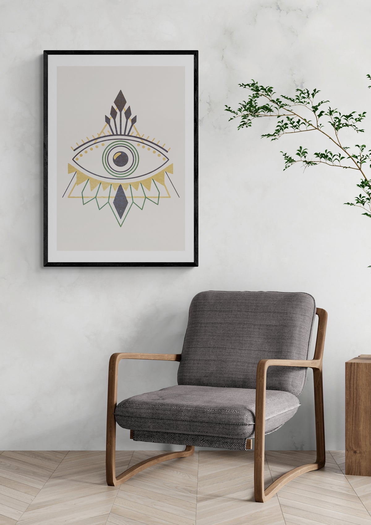 Spirituelles Auge Poster