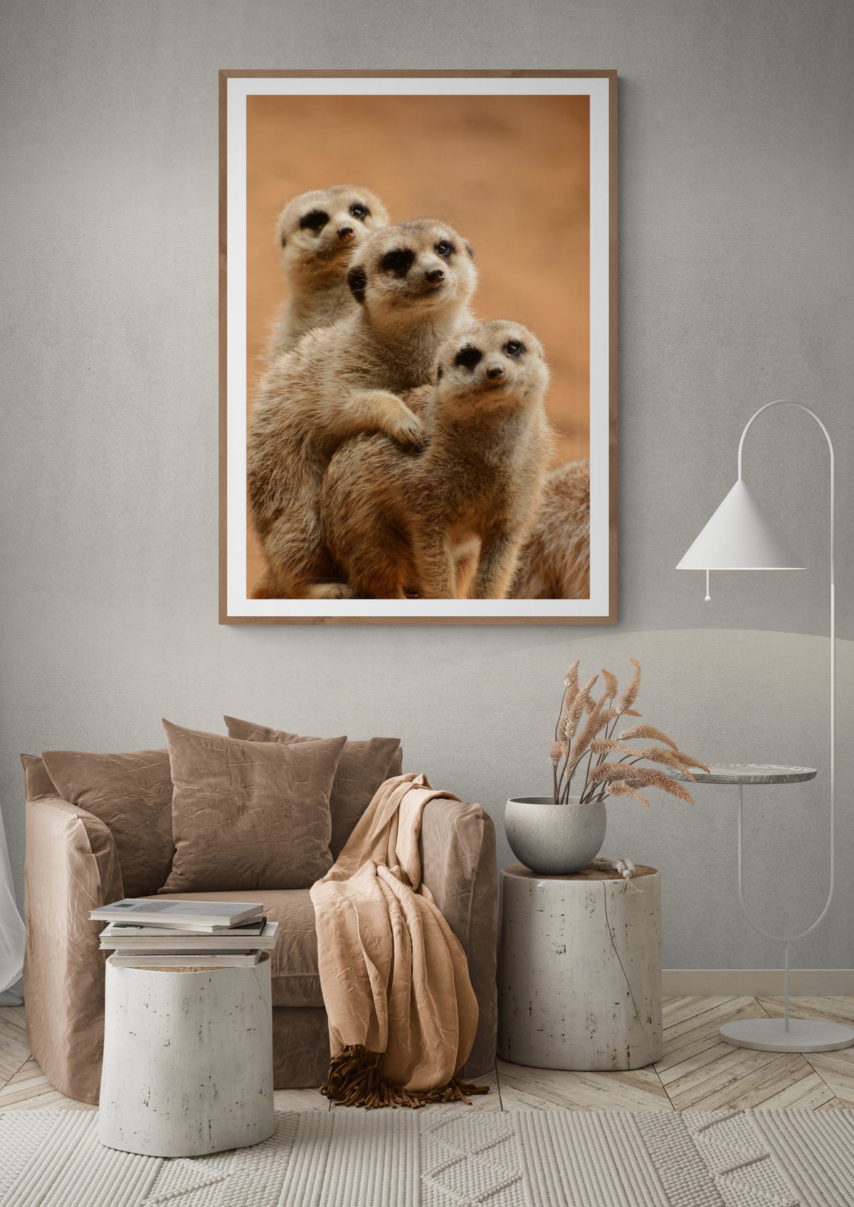 Erdmännchen Trio Poster