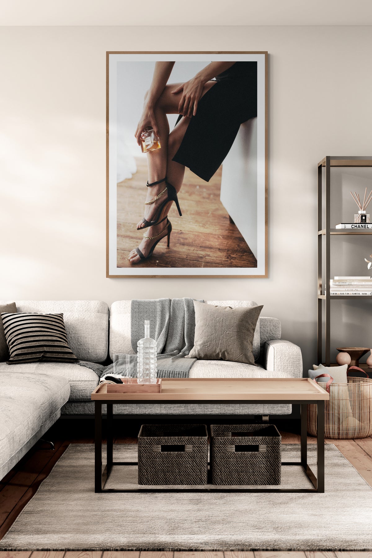 Elegance in Heels Poster