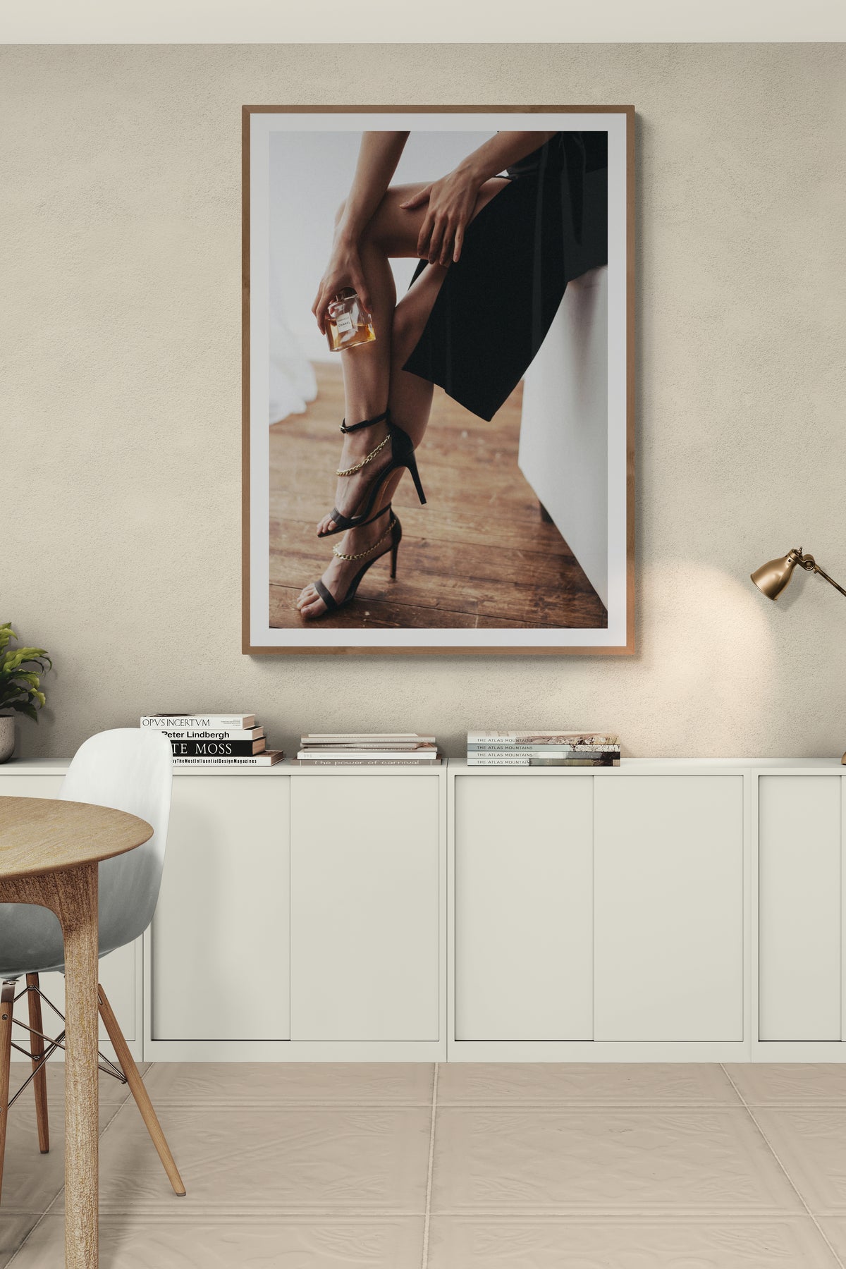 Elegance in Heels Poster