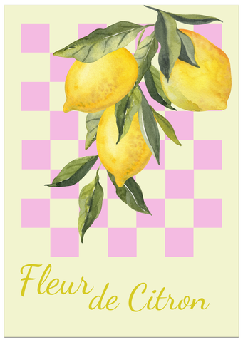 Fleur de Citron Poster