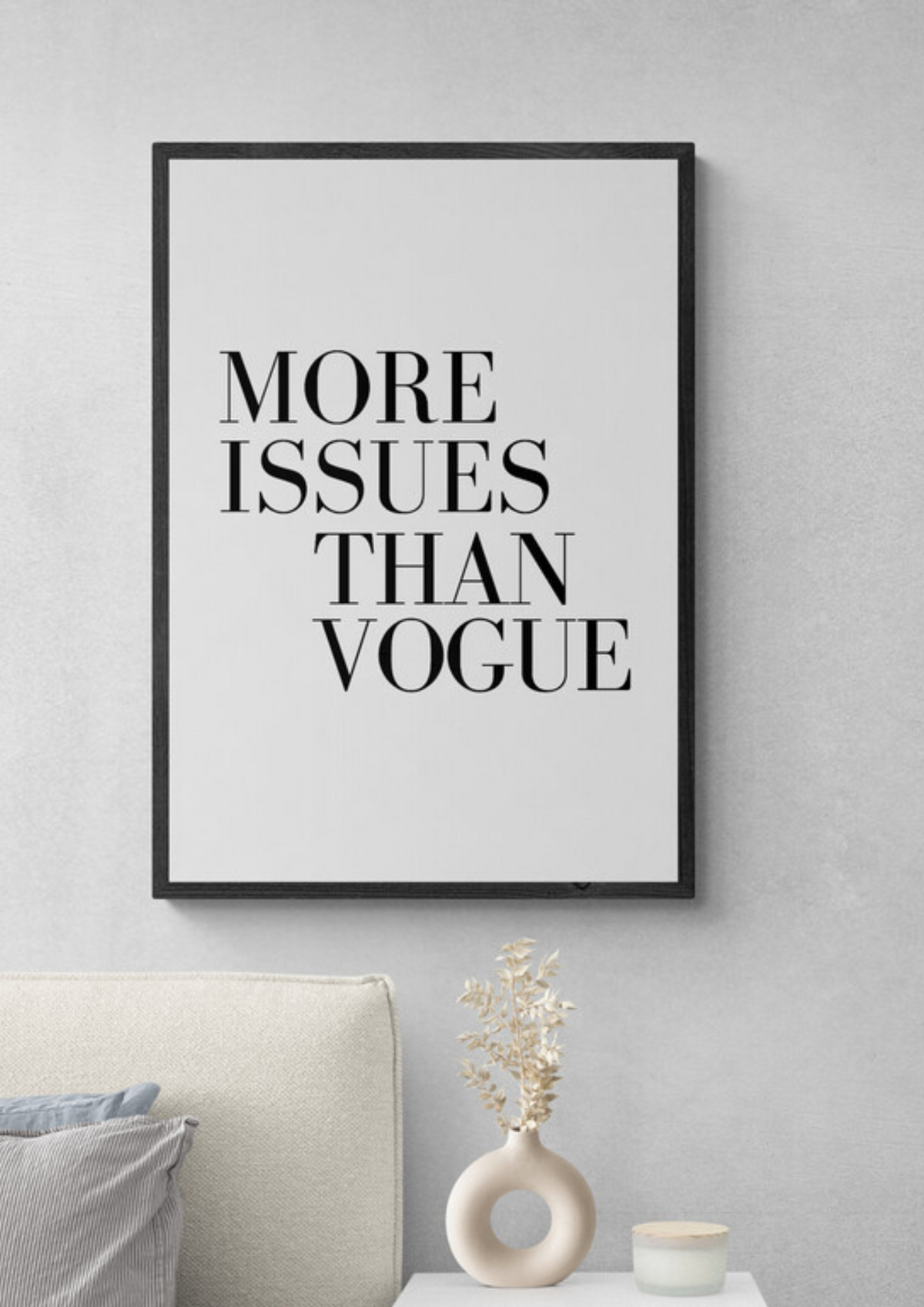 More Issues Than Vogue Poster