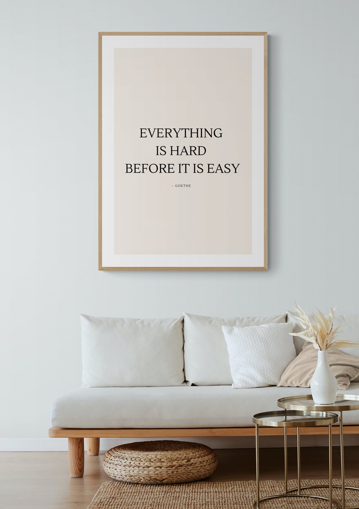 Everything is hard before it is easy Poster
