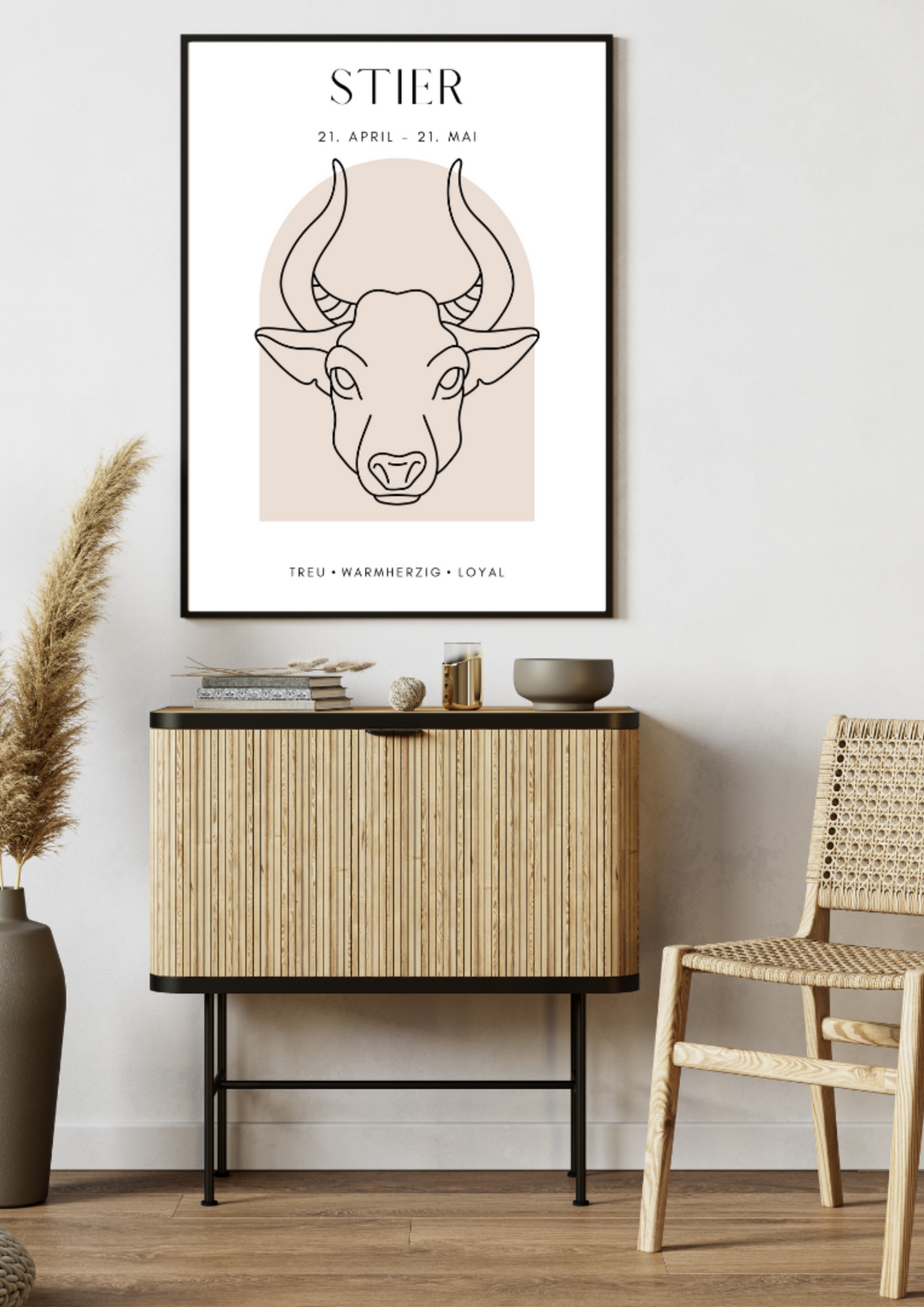 Sternzeichen Stier Poster
