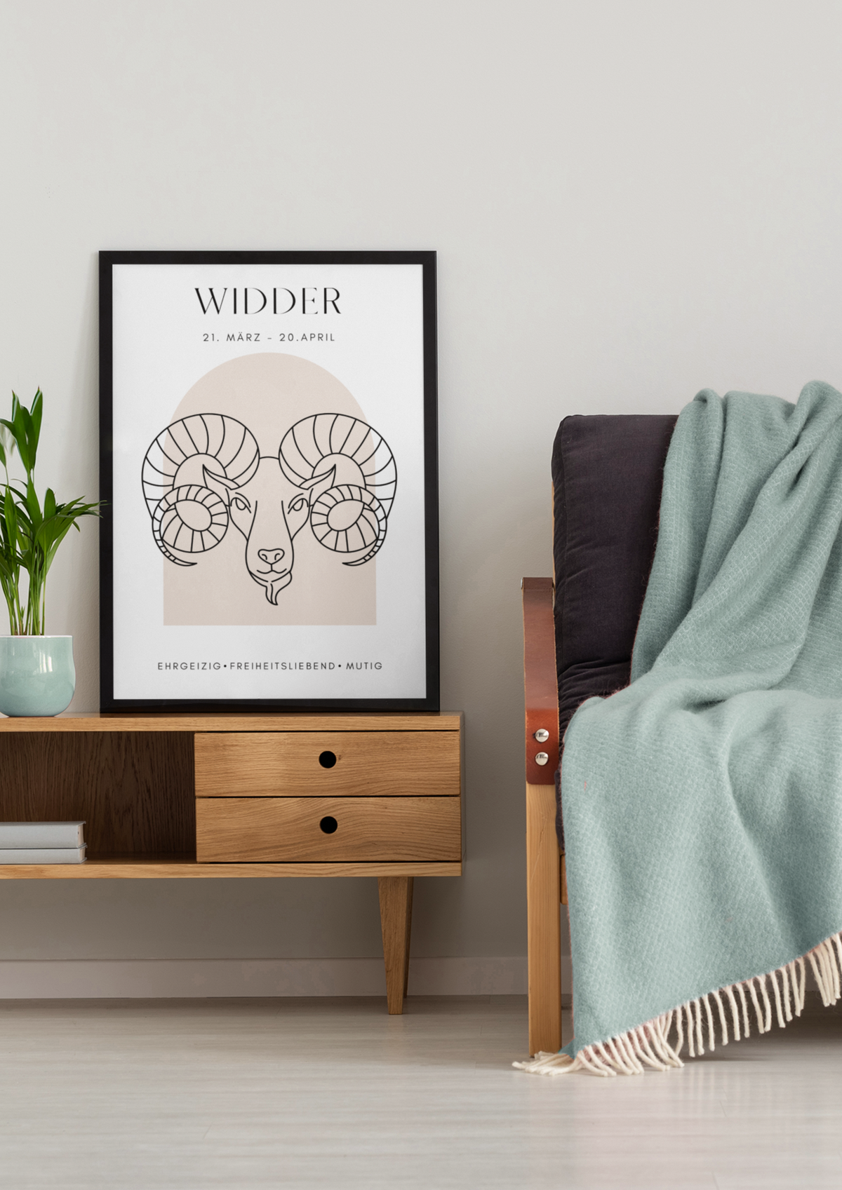 Sternzeichen Widder Poster