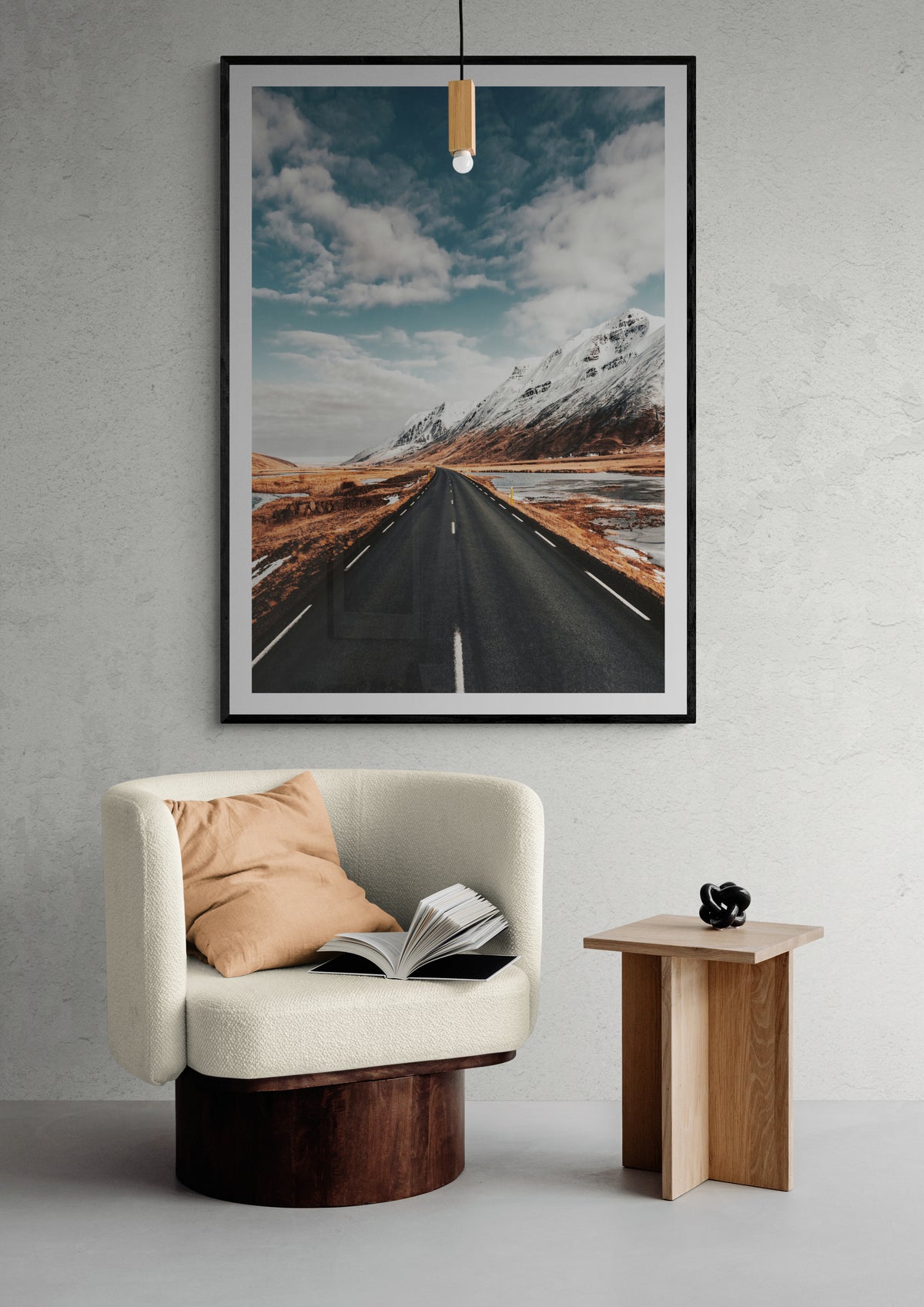 islands Endlose Straße Poster