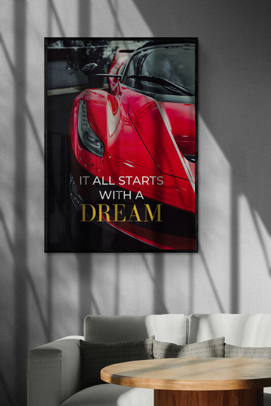 It all starts with a Dream Poster