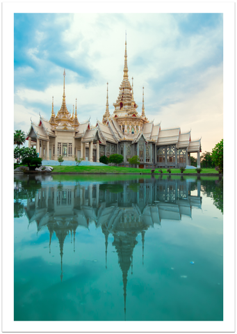 Thailand Tempel Poster