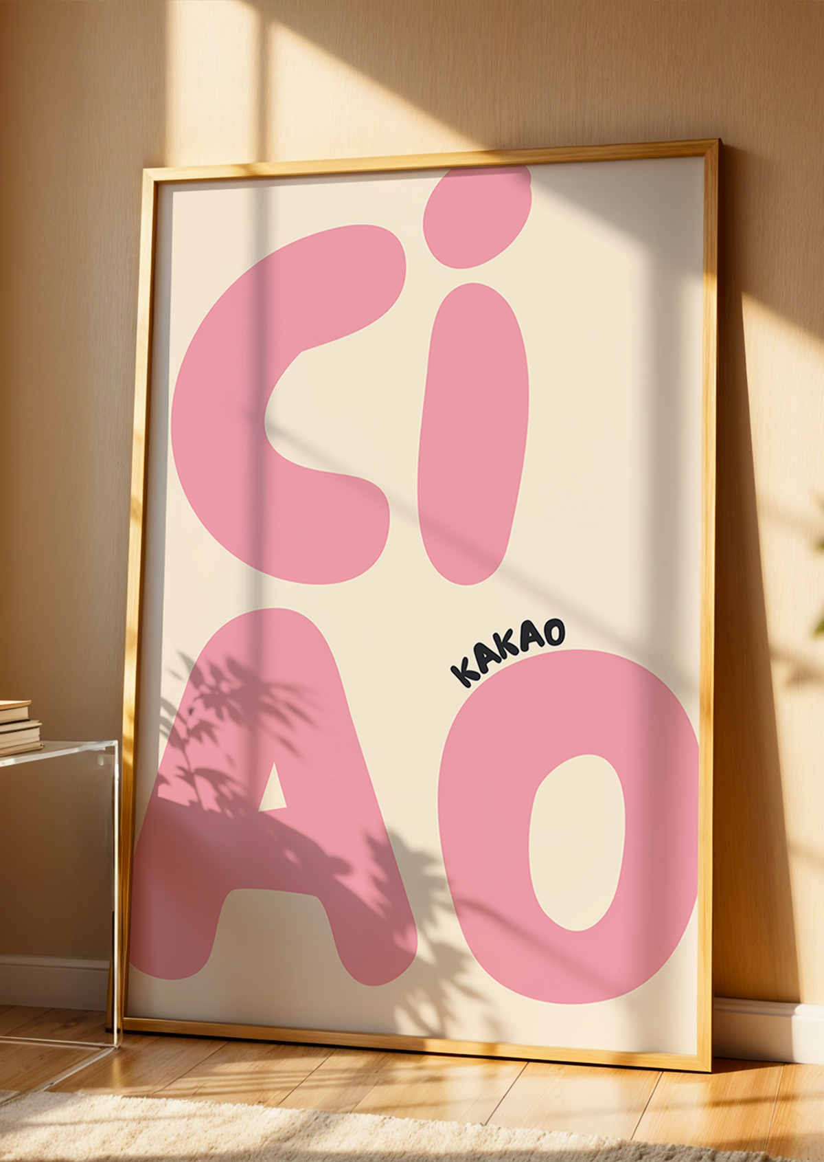 Ciao Kakao Poster – Rosa