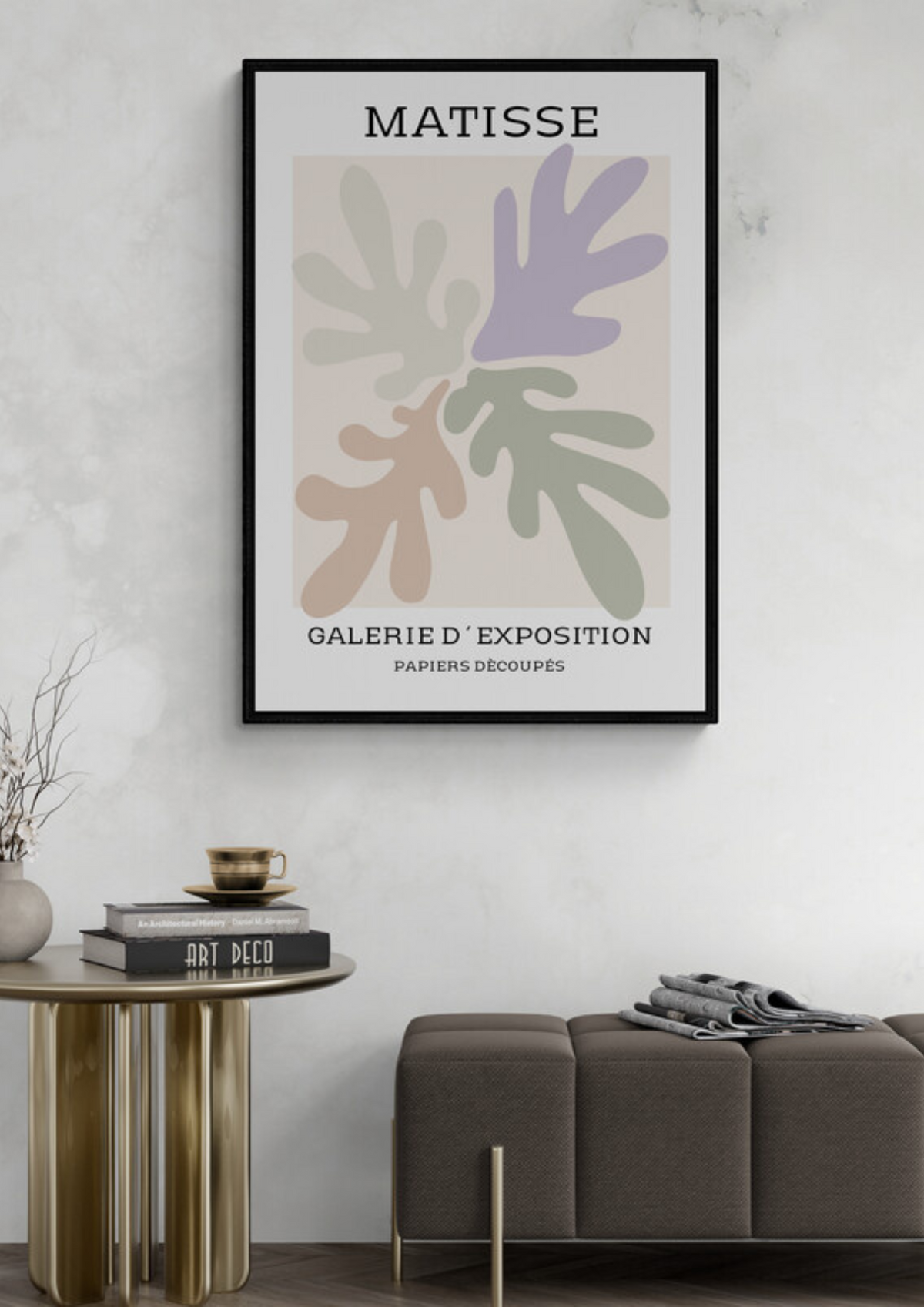 Henri Matisse Beige mit bunten Korallen