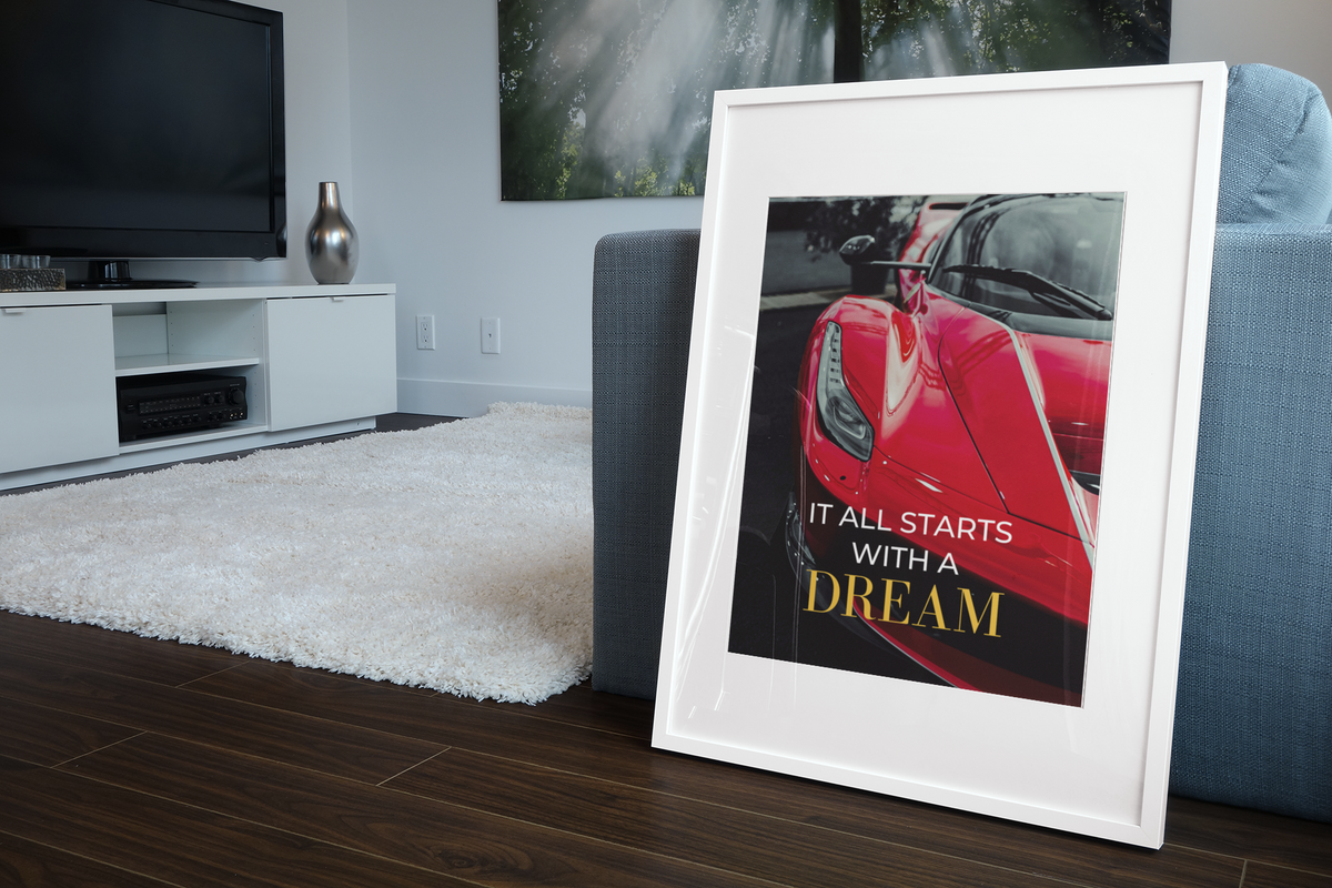It all starts with a Dream Poster