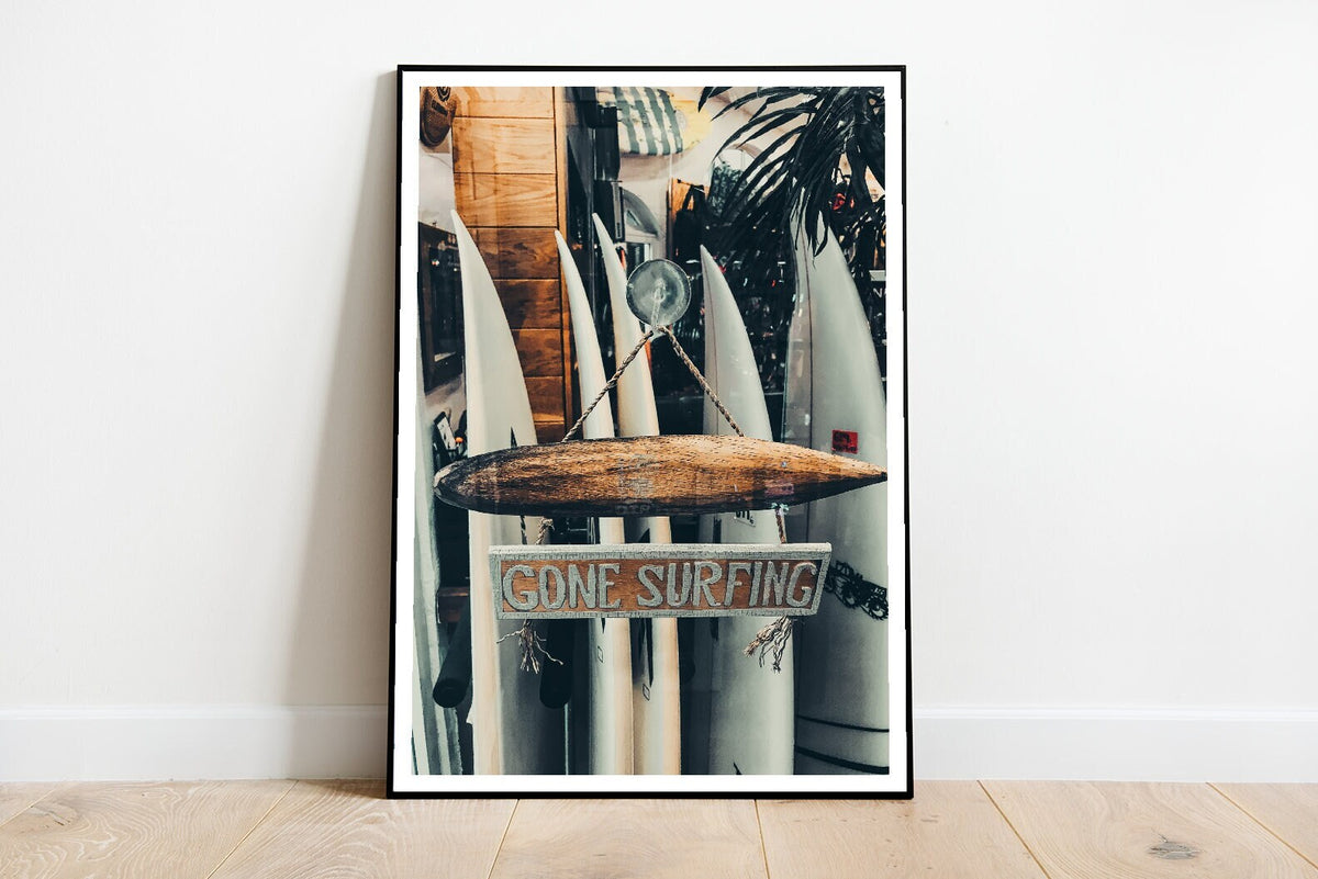 Gone Surfing Poster