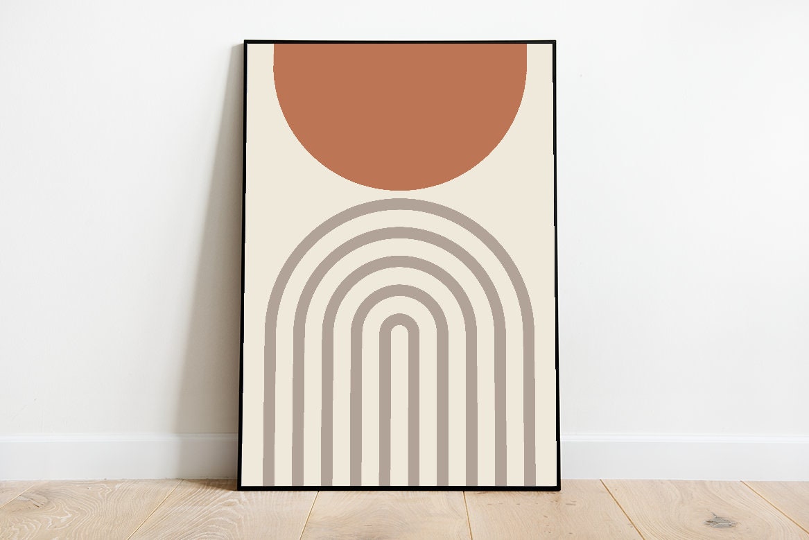 Abstrakter Bogen Poster