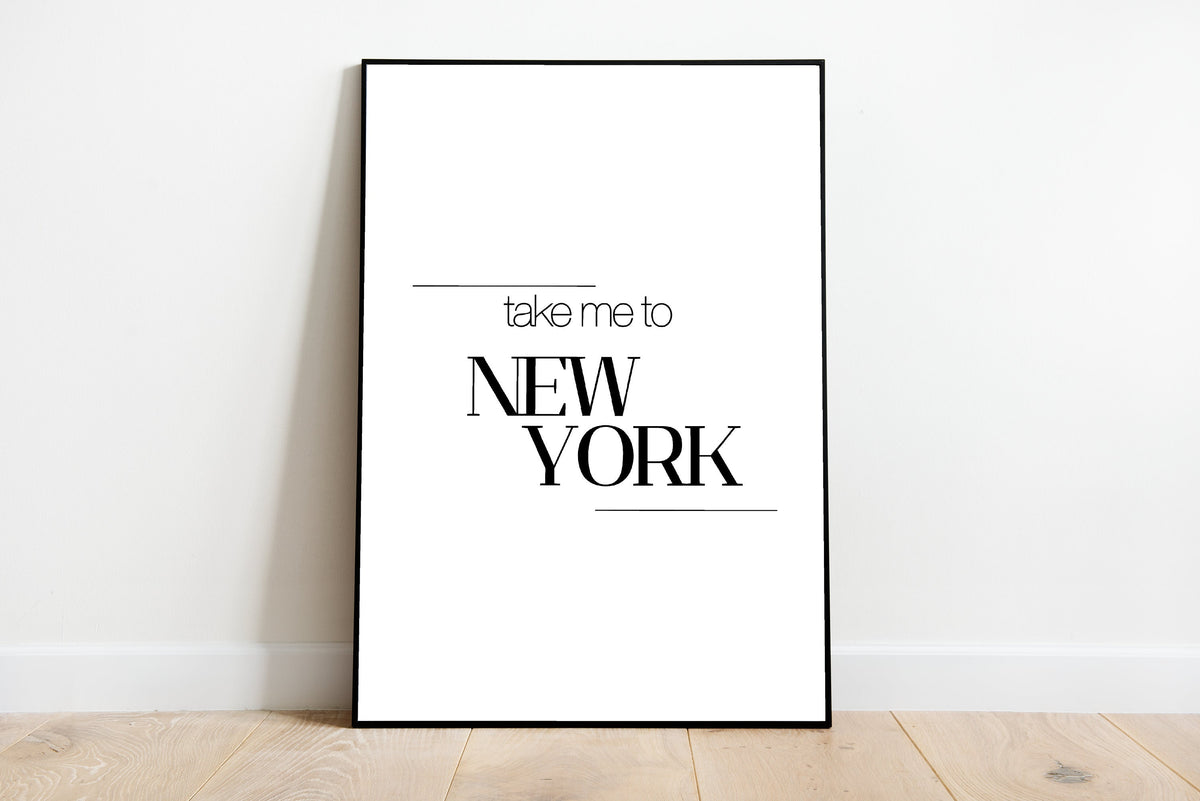 Take me to New York Poster