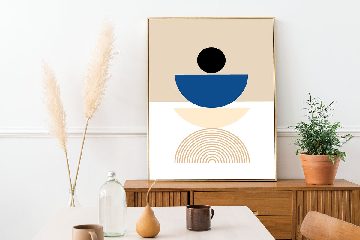Boho Abstrakte Figur Poster