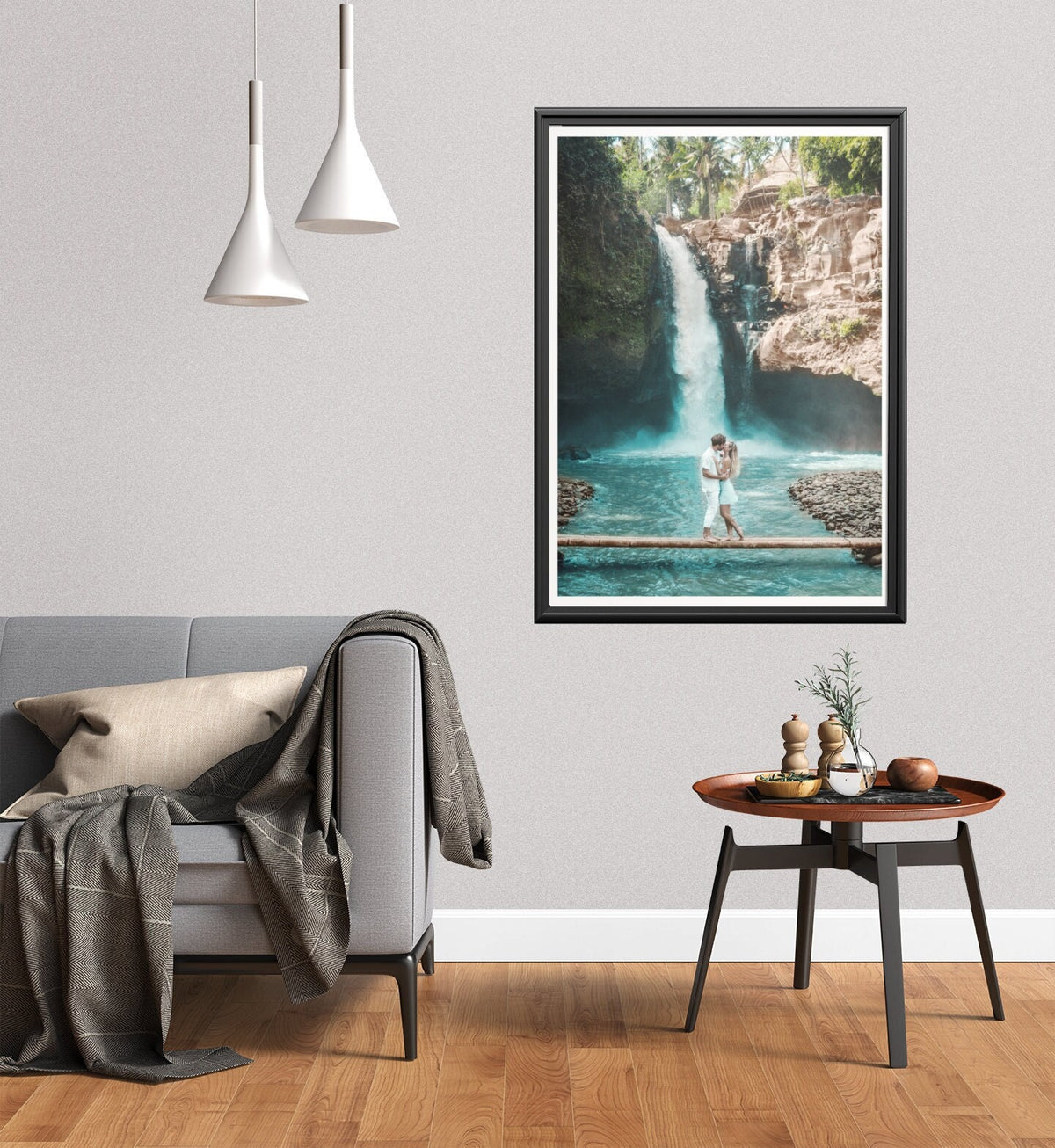 Bali Wasserfall Poster
