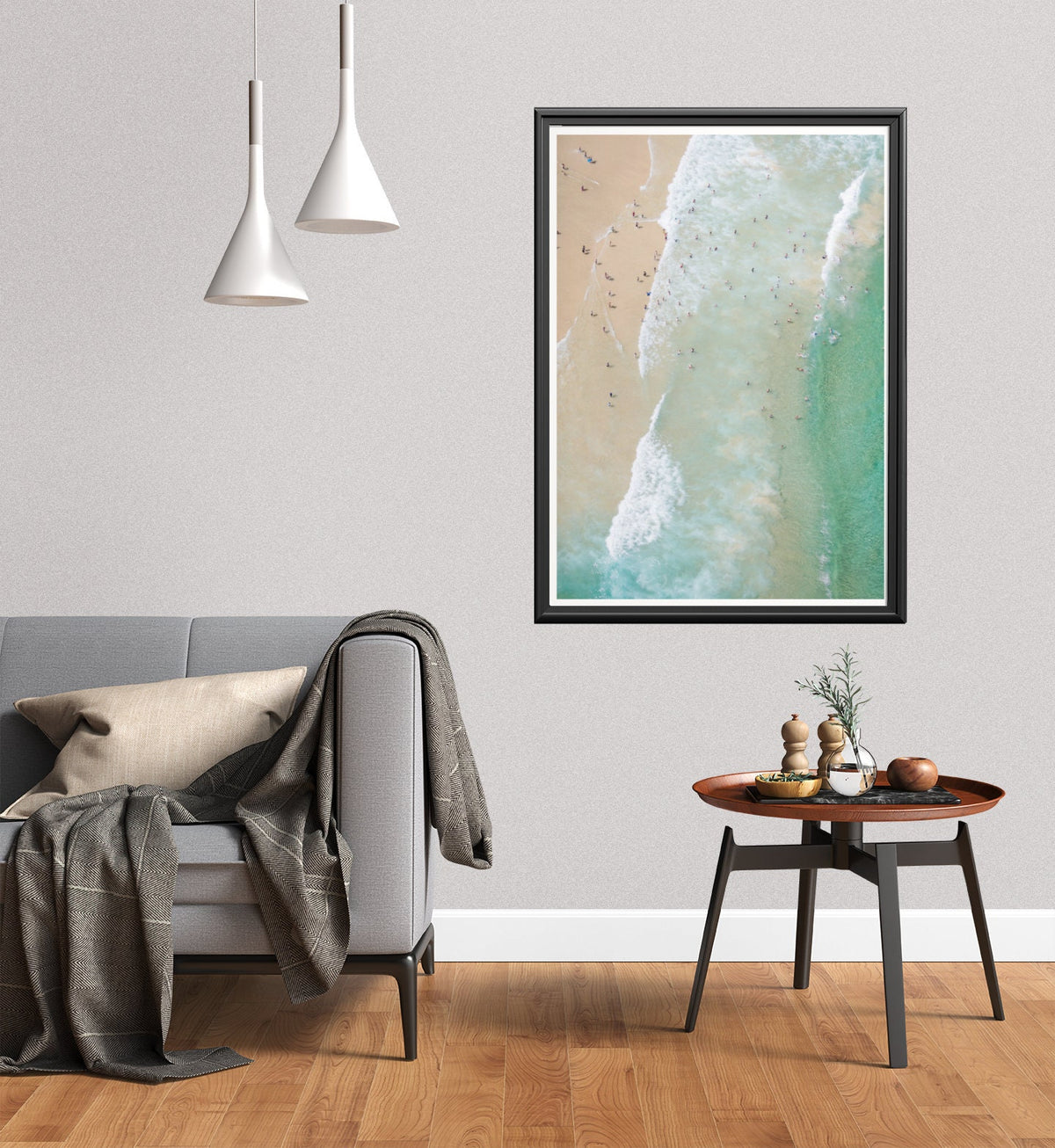Bondi Beach Strandabschnitt Poster