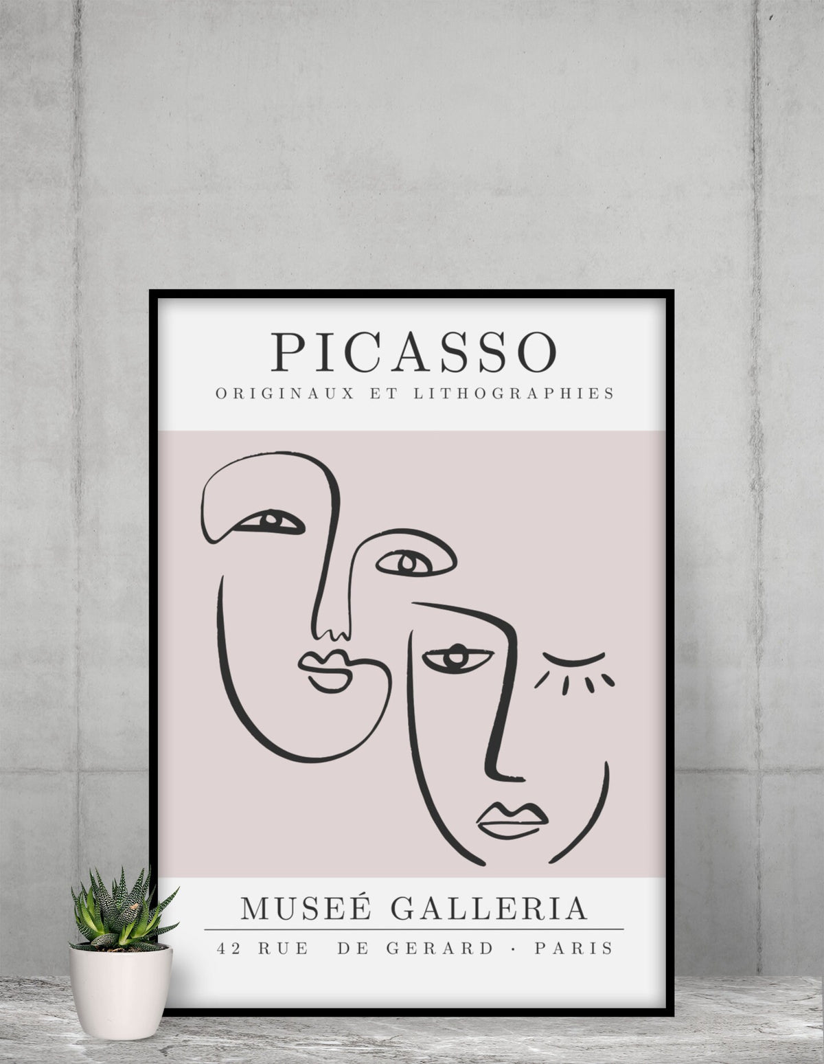Picasso Modern Art Poster